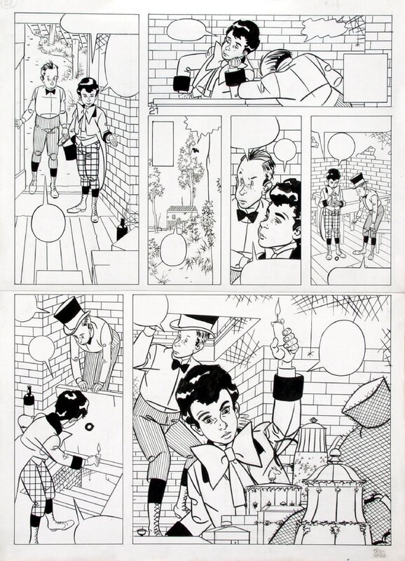 Dick Matena, Chris Van Abkoude, 1992 - Pietje Bel (Page - Dutch KV) - Comic Strip