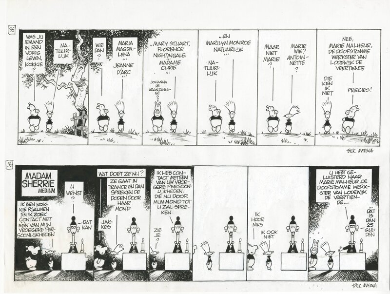 Dick Matena, 1995? - Tobbe (Comic strips - Dutch KV) - Planche originale