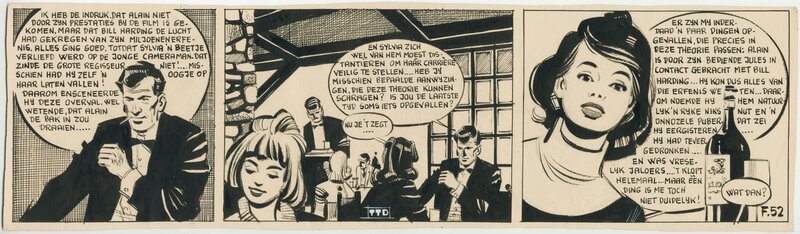 Georges Mazure, 1961 - Jacqueline (Daily strip - Dutch KV) - Comic Strip
