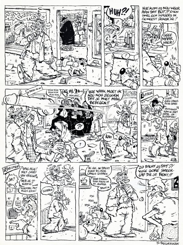 Eric Schreurs, 1985? - Joop Klepzeiker (Page - Dutch KV) - Comic Strip