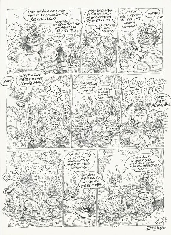 Eric Schreurs, Hein de Kort, 1993 - Dick van Bil 2/2 (Page / Complete story - Dutch KV) - Comic Strip