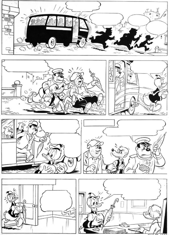 Carol Voges, Walt Disney, 1965? - Donald Duck (Page - Dutch KV) - Planche originale
