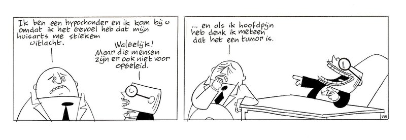 Peter de Wit, 2000? - Sigmund (Daily - Dutch KV) - Planche originale
