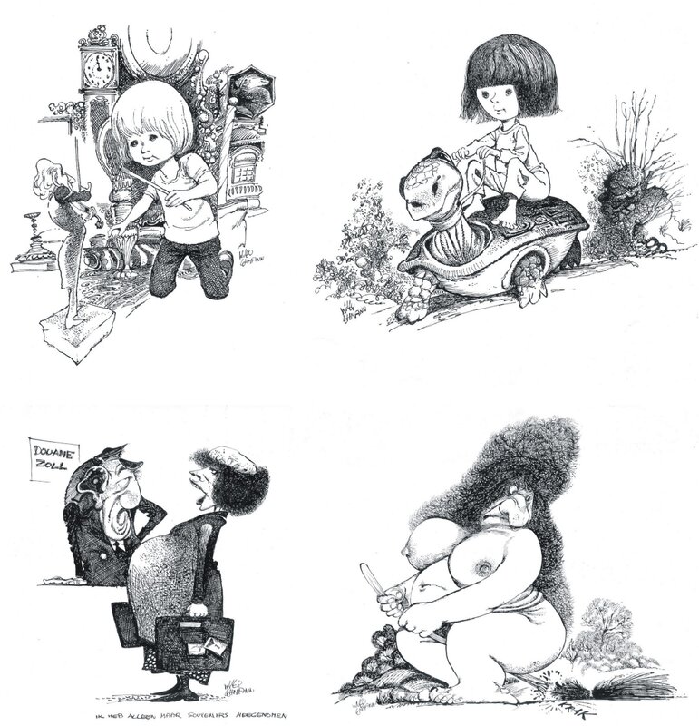 1970? - Willy Lohmann (Illustration - Dutch KV) - Illustration originale