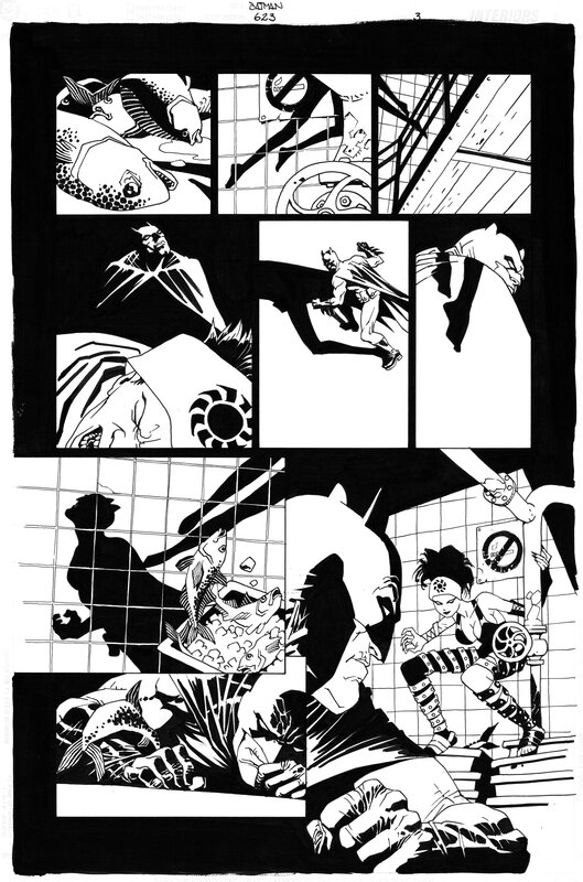 Batman # 623 page 3 par Eduardo Risso - Planche originale