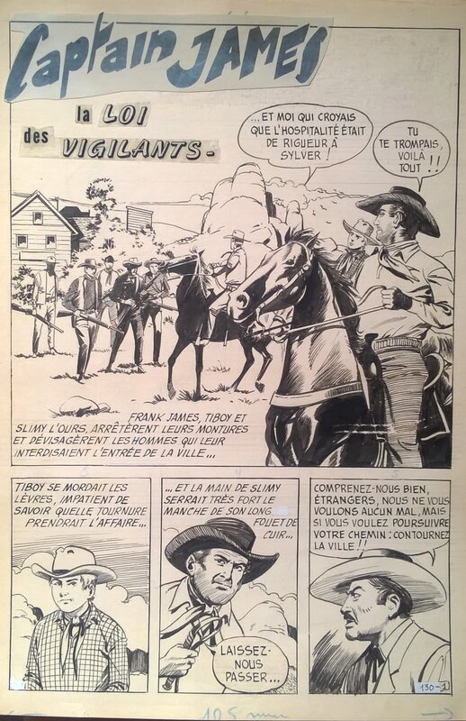 Captain James by Pierre Brisson, Roger Lécureux - Comic Strip