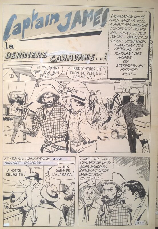 Captain James par Pierre Brisson, Roger Lécureux - Planche originale