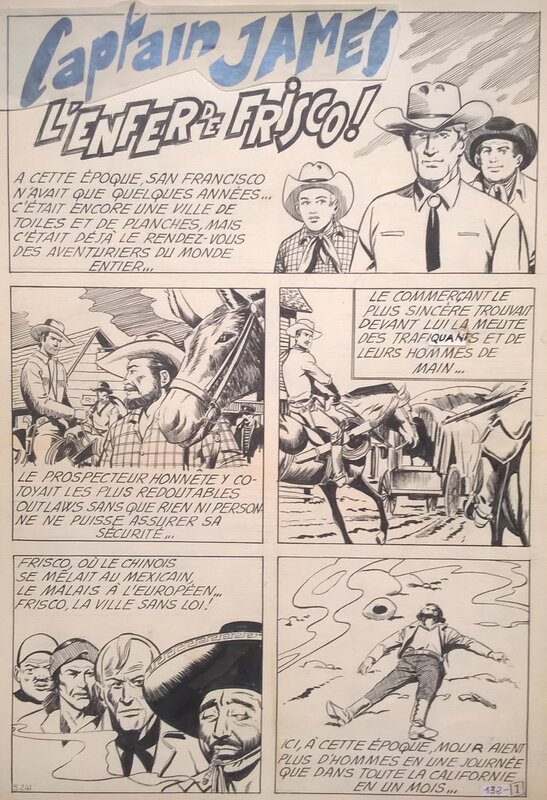 Captain James by Pierre Brisson, Roger Lécureux - Comic Strip