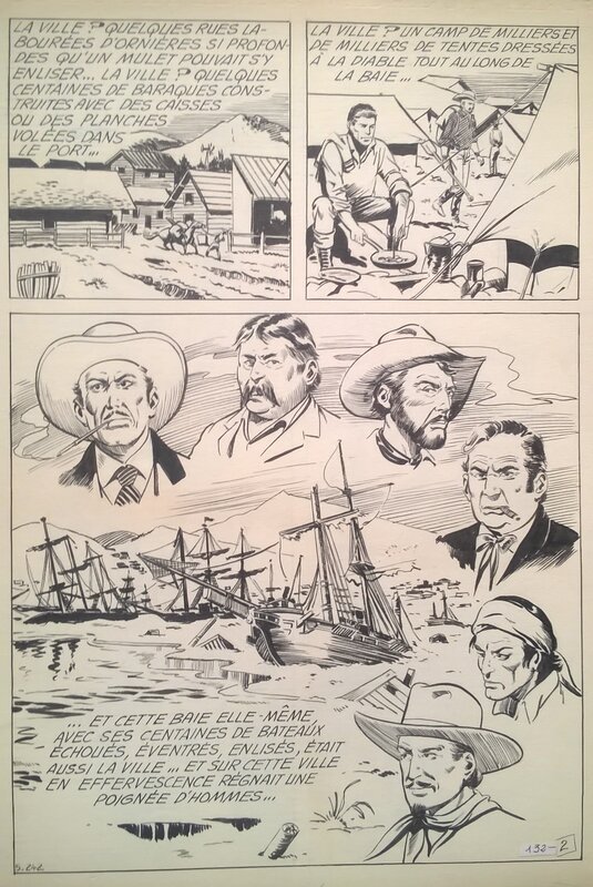 Captain james par Pierre Brisson, Roger Lécureux - Planche originale