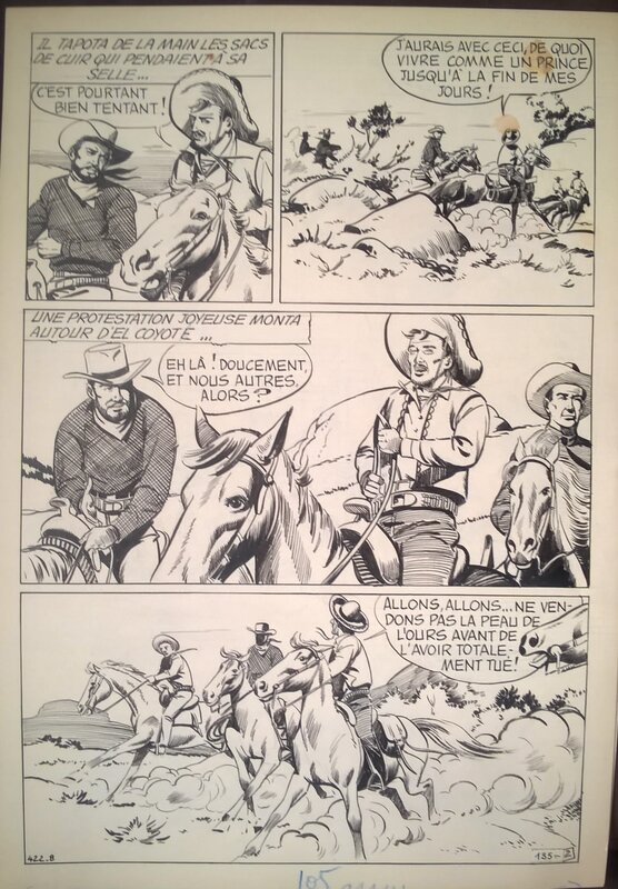 Captain James par Pierre Brisson, Roger Lécureux - Planche originale