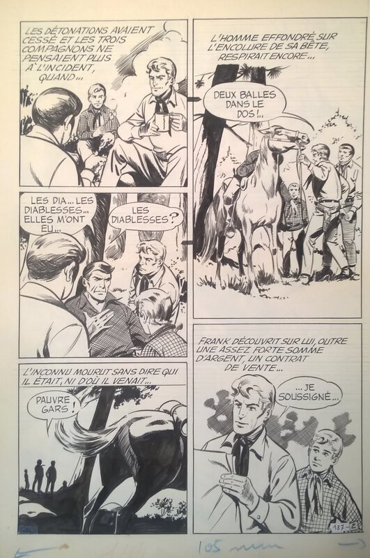 Captain James par Pierre Brisson, Roger Lécureux - Planche originale