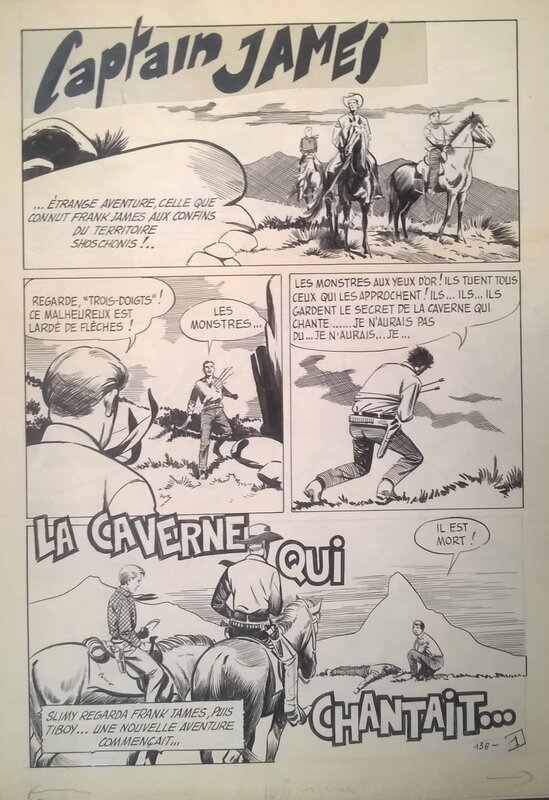 Captain James par Pierre Brisson, Roger Lécureux - Planche originale