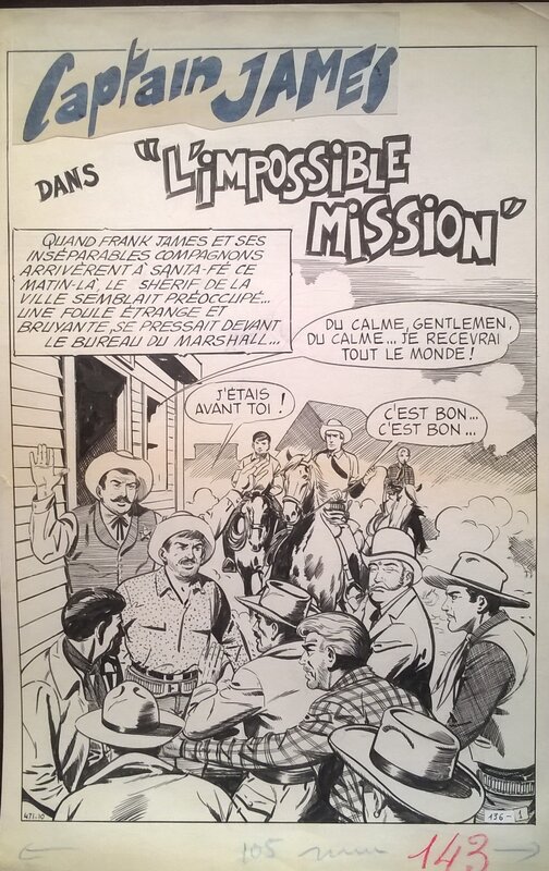 Captain James by Pierre Brisson, Roger Lécureux - Comic Strip