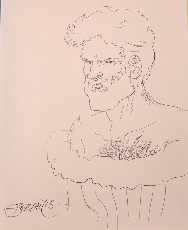 Dédicace de Bertail pour Mondo Reverso - Dédicace