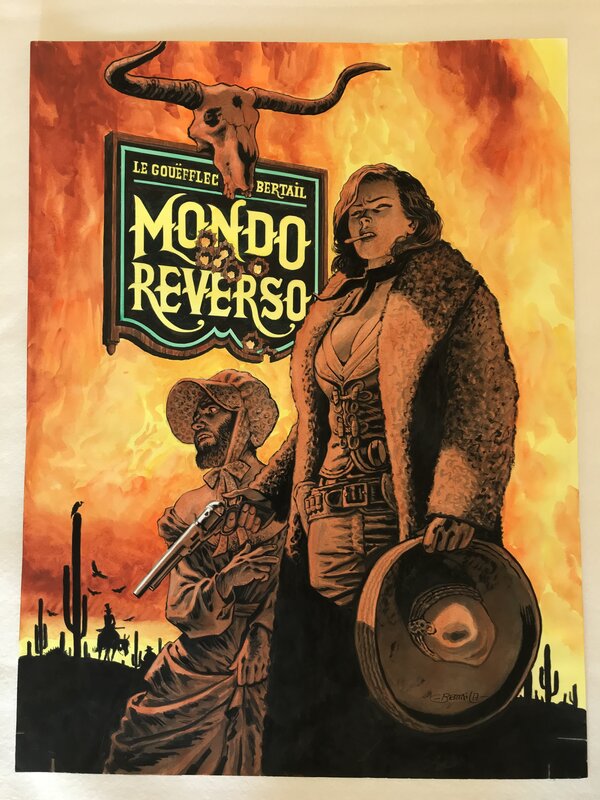 Mondo Reverso - BERTAIL - Couverture originale