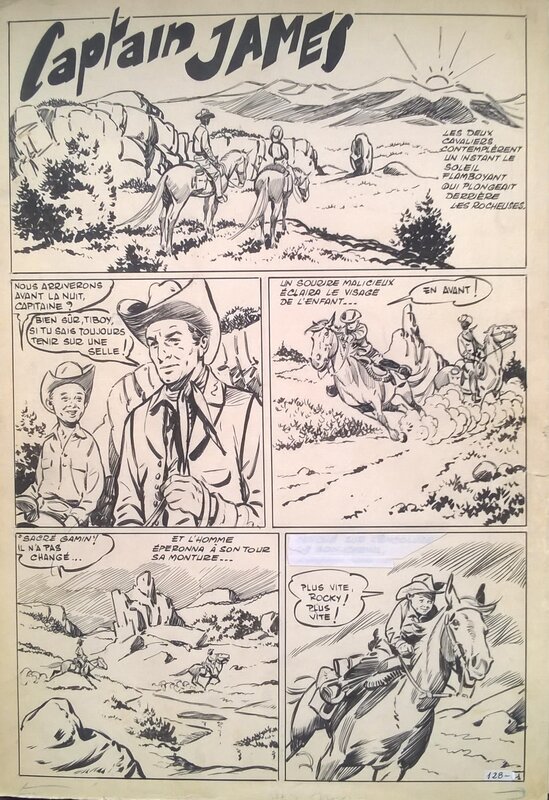 Captain James par Lucien Nortier, Roger Lécureux - Planche originale