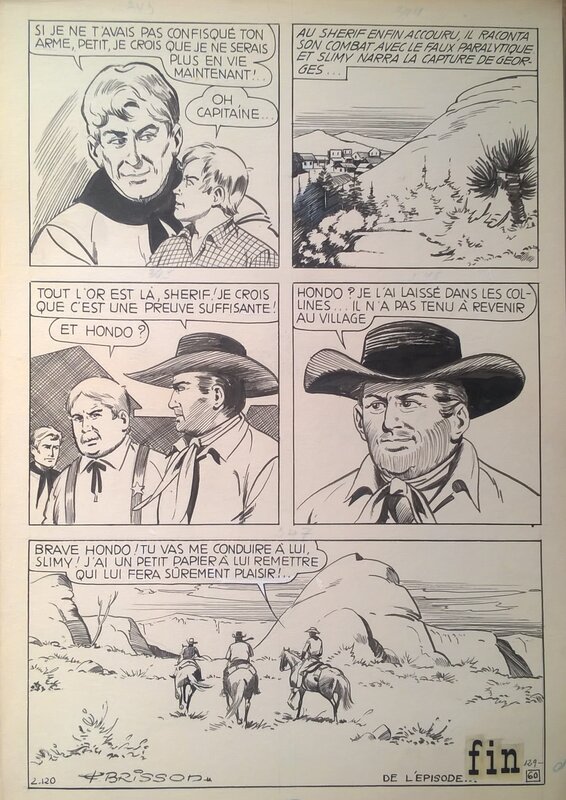 Captain James by Pierre Brisson, Roger Lécureux - Comic Strip
