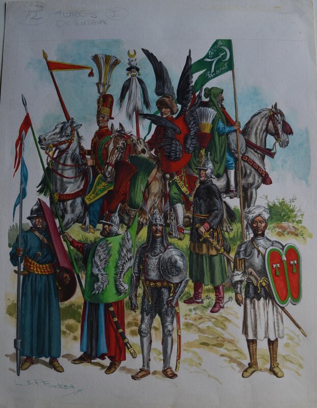 Orientaux by Fred & Liliane Funcken - Original Illustration