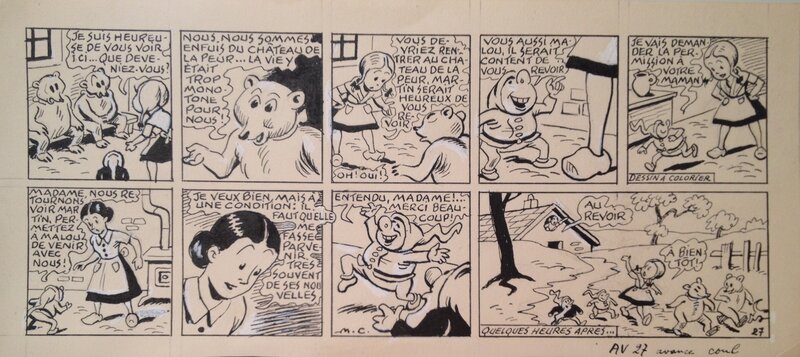 Perlin et Pinpin by Maurice Cuvillier - Comic Strip