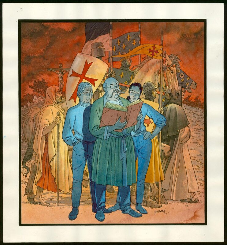 André Juillard, Le Triangle Secret T1 - Le Testament du Fou - Couv originale - Original Cover