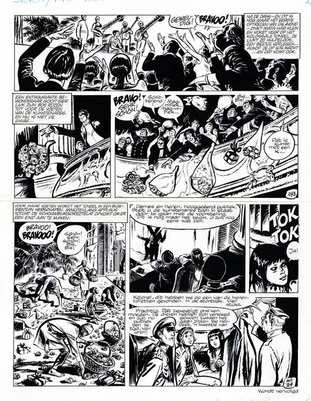 René Follet, Gerard Soeteman, 1982 - Steven Severijn / Steve Severin (Page - European KV) - Comic Strip