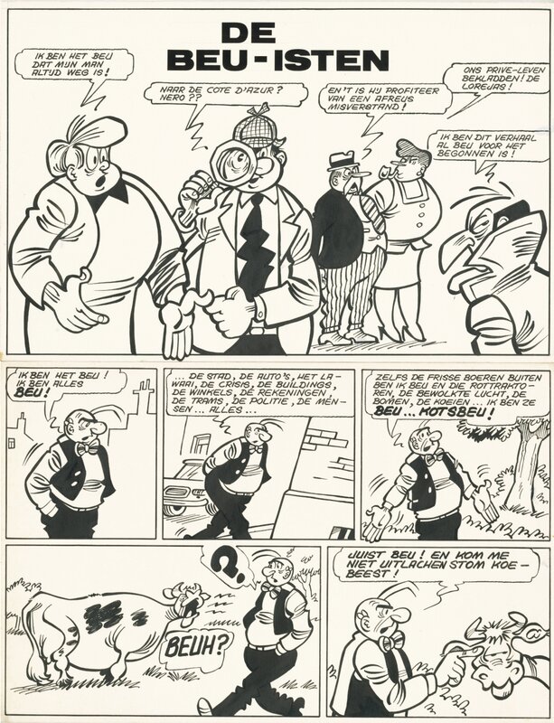 Marc Sleen, Kris de Saeger, 1992 - Nero (Page - European KV) - Planche originale