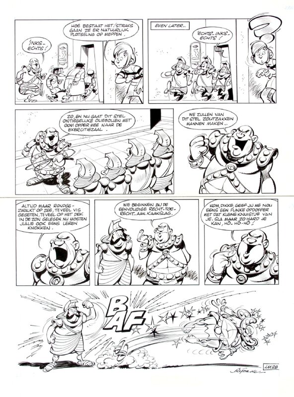 Eddy Ryssack, 1972 - Colin Colas / Brammetje Bram (Page - European KV) - Planche originale