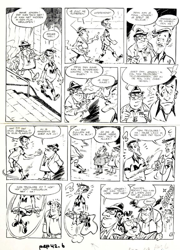 Dino Attanasio, Dick Matena, 1970? - Macaroni's (Page - European KV) - Comic Strip