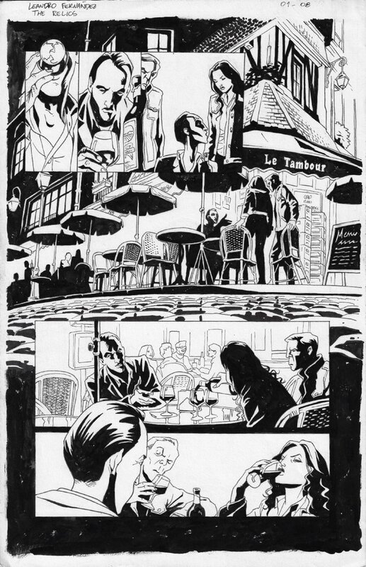 Old Guard #1 pg08 par Leandro Fernandez - Planche originale