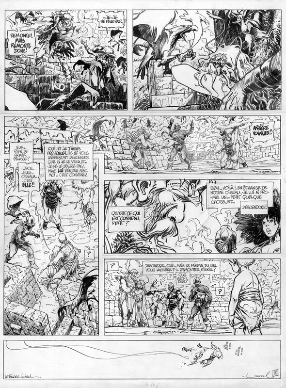 Régis Loisel, Quête de l'oiseau du temps T4 p18 - Comic Strip