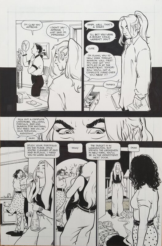 Terry Moore, Strangers in Paradise - Vol 3 #10 p17 - Comic Strip