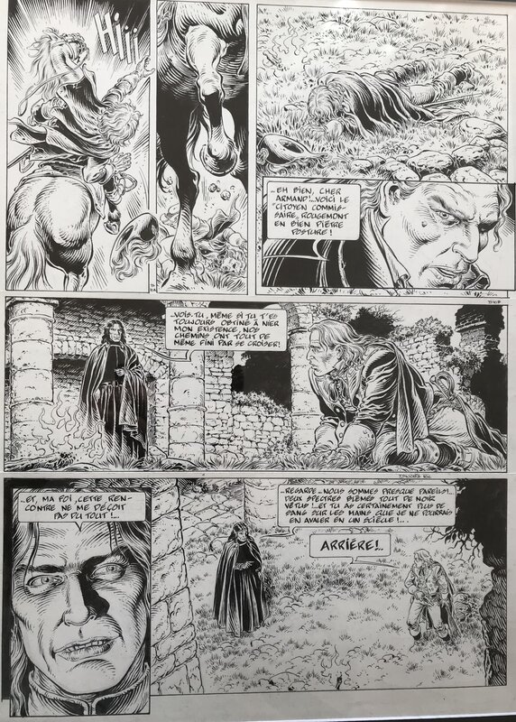 Yves Swolfs, Planche originale du prince de la nuit - Comic Strip