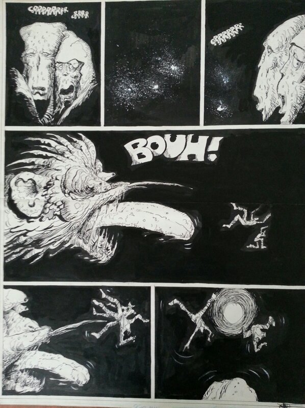 Vuzz par Philippe Druillet - Planche originale