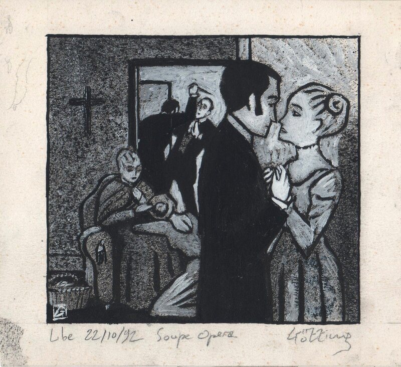 Jean-Claude Götting, Jean Claude Gotting - Soupe Opera - Illustration originale