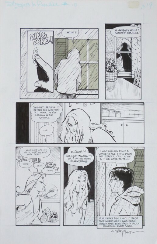 Terry Moore, Strangers in Paradise - Vol 2 #10 p19 - Planche originale