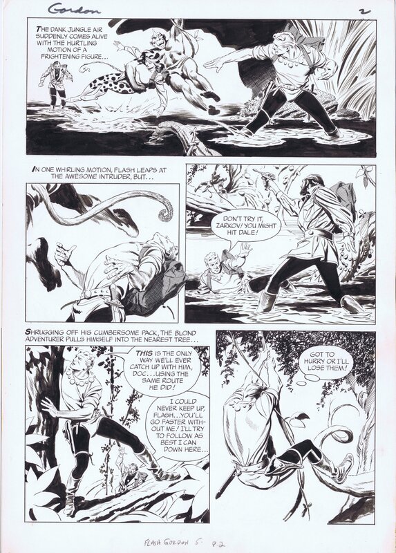 Flash Gordon #5 page 2 by Al Williamson - Planche originale
