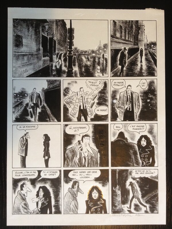 Blain, Quay d'Orsay T1, chapitre 5, pl.1 - Planche originale