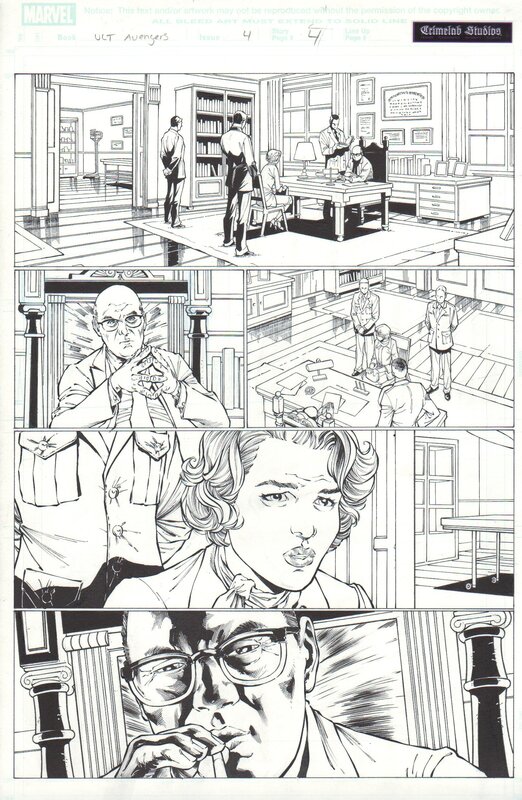 Carlos Pacheco, Mark Millar, Dexter Vines, Ultimate Avengers, issue 4, pag. 4 - Comic Strip