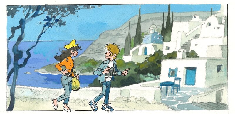 Will, VOYAGE AUTOUR DE L'EUROPE - Planche originale