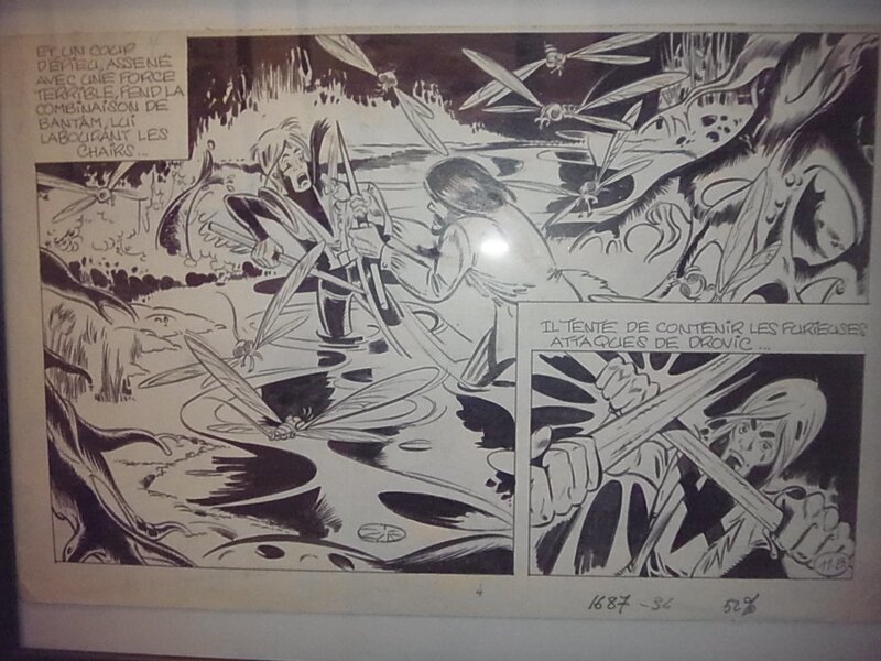 Desclez - Richard Bantam 1/2 pl 11B - Planche originale