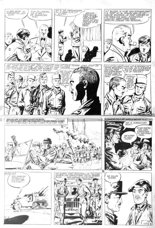 Gérald Forton, 1960? - Oncle Paul / Oom Wim (Page - Dupuis KV) - Comic Strip