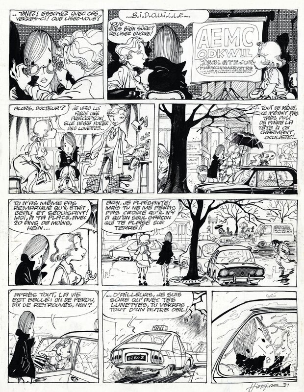 Yslaire, 1982 - Bidouille et Violette / Frommeltje en Viola (Page - Dupuis KV) - Comic Strip