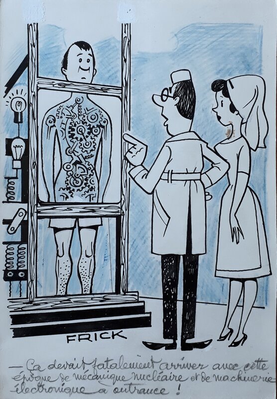 Radiographie by Louis Frick - Original Illustration