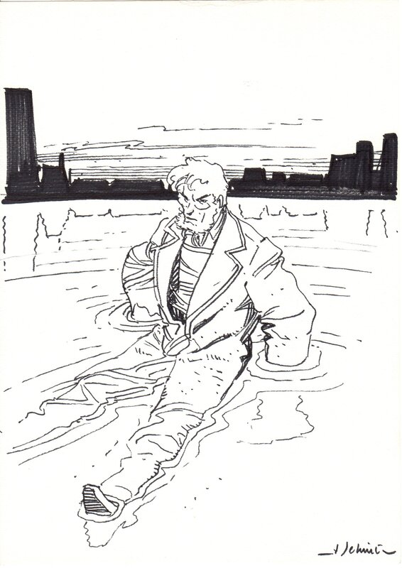 François Schuiten, La fièvre d'Urbicande -  Dédicace - Sketch