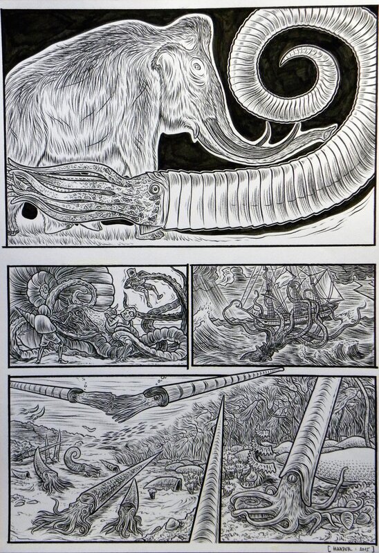 For sale - Alpha – page 196 – paleozoïque – jens harder by Jens Harder - Comic Strip