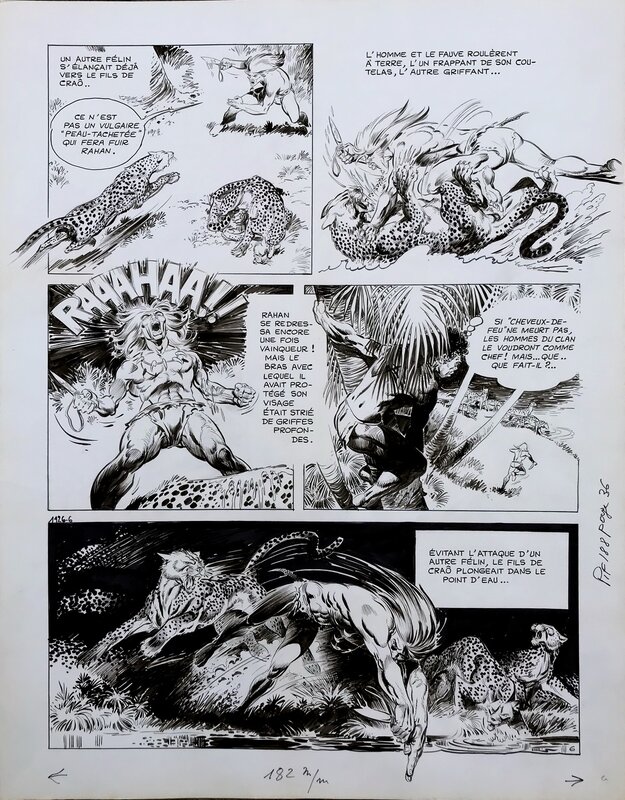 André Chéret, Rahan - L'Herbe Miracle - planche 6 - Comic Strip