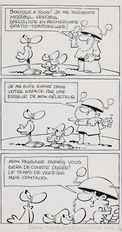 Tuf et Fuf, 1974. par Maurice Rosy - Planche originale