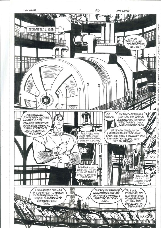 Chris Sprouse, Al Gordon, Alan Moore, Tom Strong 1, page 23 - Comic Strip