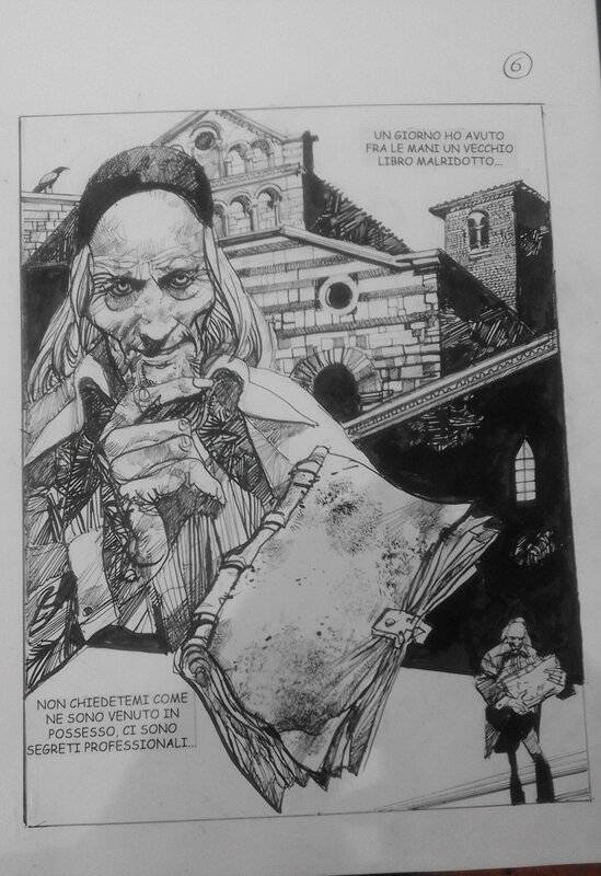 Sergio Toppi, Galileus 2009 - page. 6 - Comic Strip