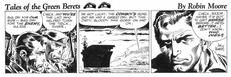 Joe Kubert, Tales of the Green Berets . Dernier strip de la première histoire 